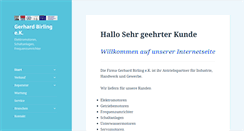 Desktop Screenshot of birling.de